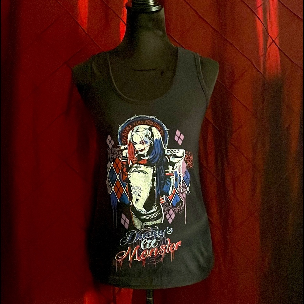 Harley Quinn "Daddy's Lil Monster" Tank Top